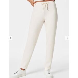 Spanx AirEssentials Tapered Pant Oatmeal Heather Sz XL